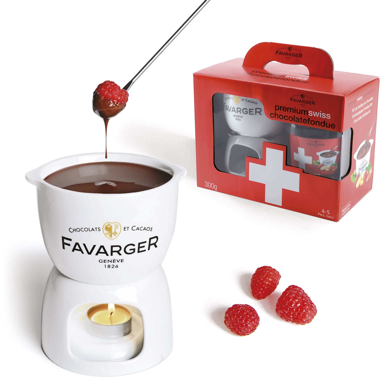 Favarger - 'Chocolate Fondue' Set (300 g)