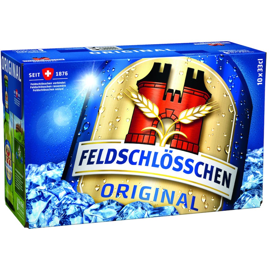 Feldschlösschen - Original Premium Lager Beer (10 x 33 CL)