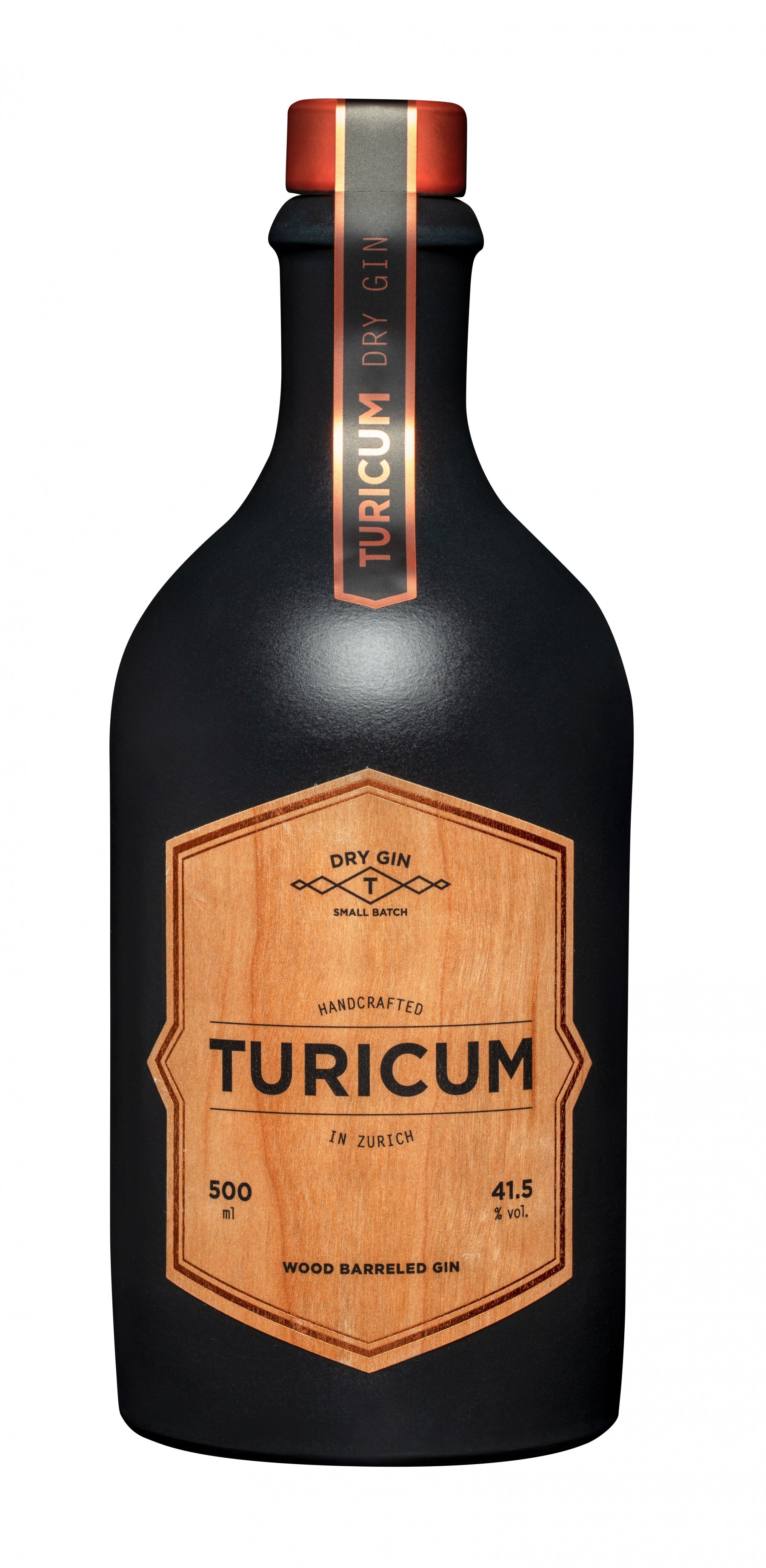 Turicum - 'Wood Barreled Gin' (50 CL)