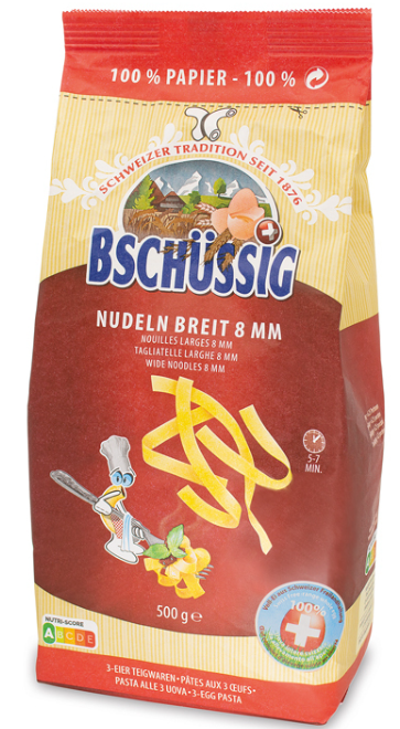 Bschüssig - Tagliatelle Semolina Pasta 'Nudeln Breit' (500 g)