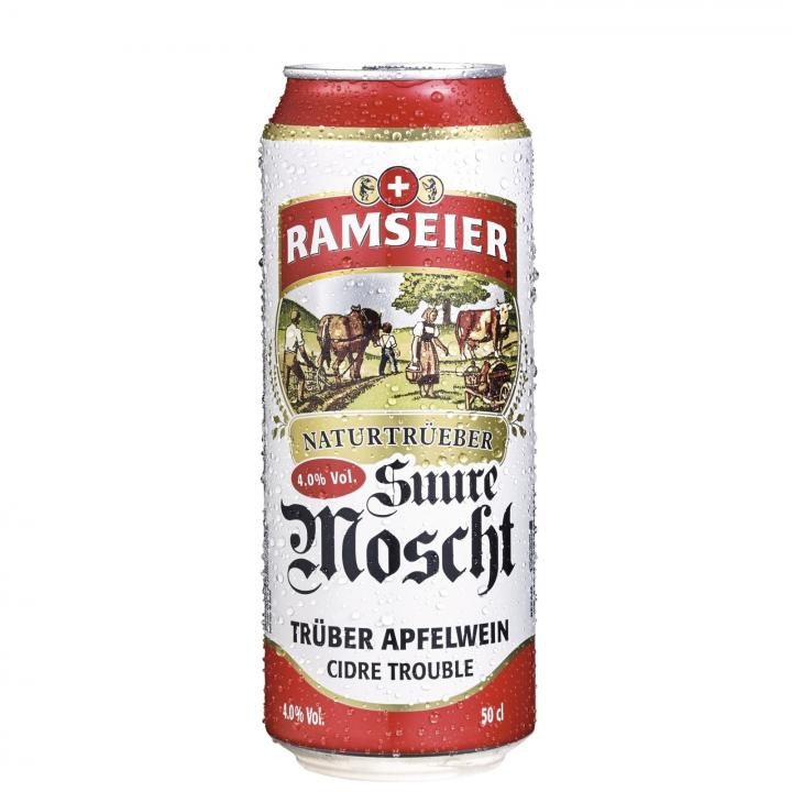 Ramseier – Apple Cider 'Suure Moscht naturtrüeb' 4% Alcohol (6 x 500 ML)