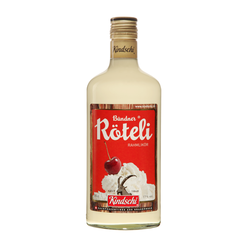 Kindschi - 'Rahm-Röteli' Cream Liqueur (70 CL)