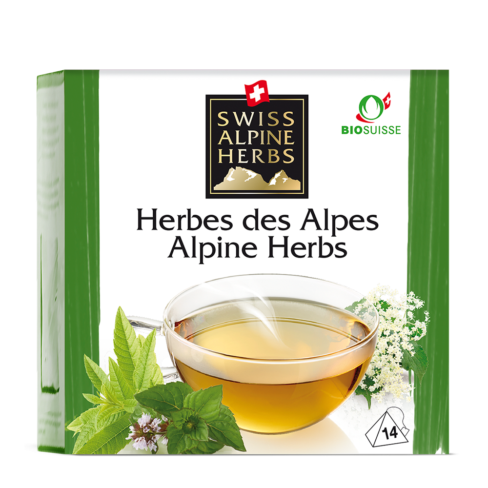 Swiss Alpine Herbs - Organic Alpine Herbs Tea (14 x 1 G)
