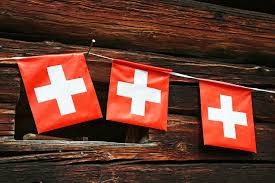 Edelweiss - 'Swiss Flag' String (3 M, 10 Flags)