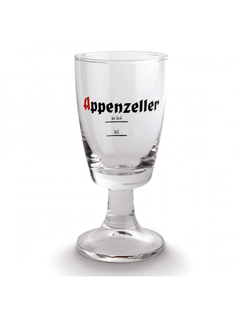 Appenzeller Alpenbitter - Coffee Glass 'Kafi Fertig' (Set of 2)