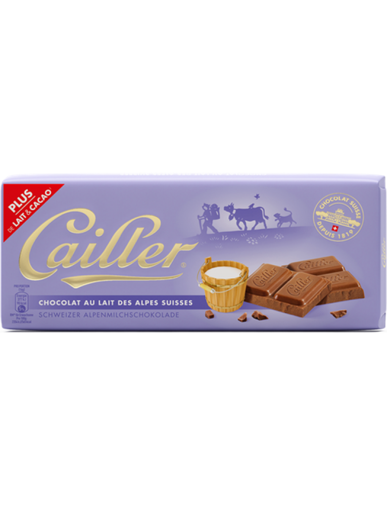 Cailler - 'Swiss Alpine Milk' Chocolate Bar (100 g)