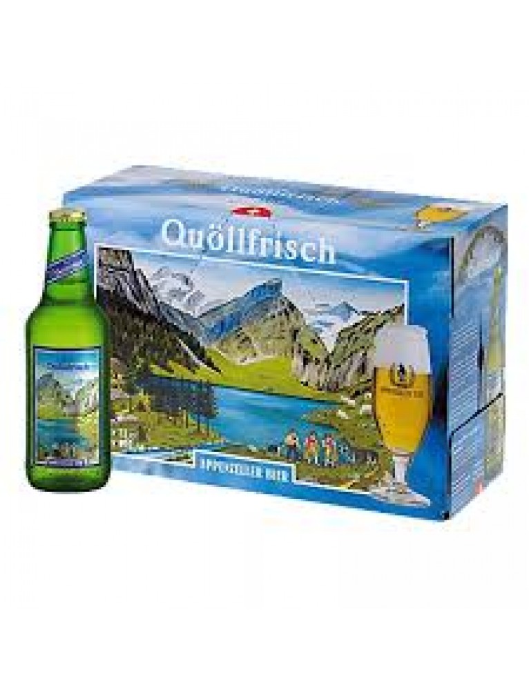 Appenzeller Bier - 'Quöllfrisch Hell' Premium Lager Beer (10 x 33 CL)