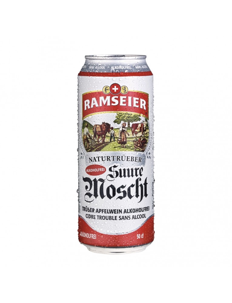 Ramseier – Apple Cider 'Suure Moscht naturtrüeb' Non-Alcoholic (6 x 500 ML)