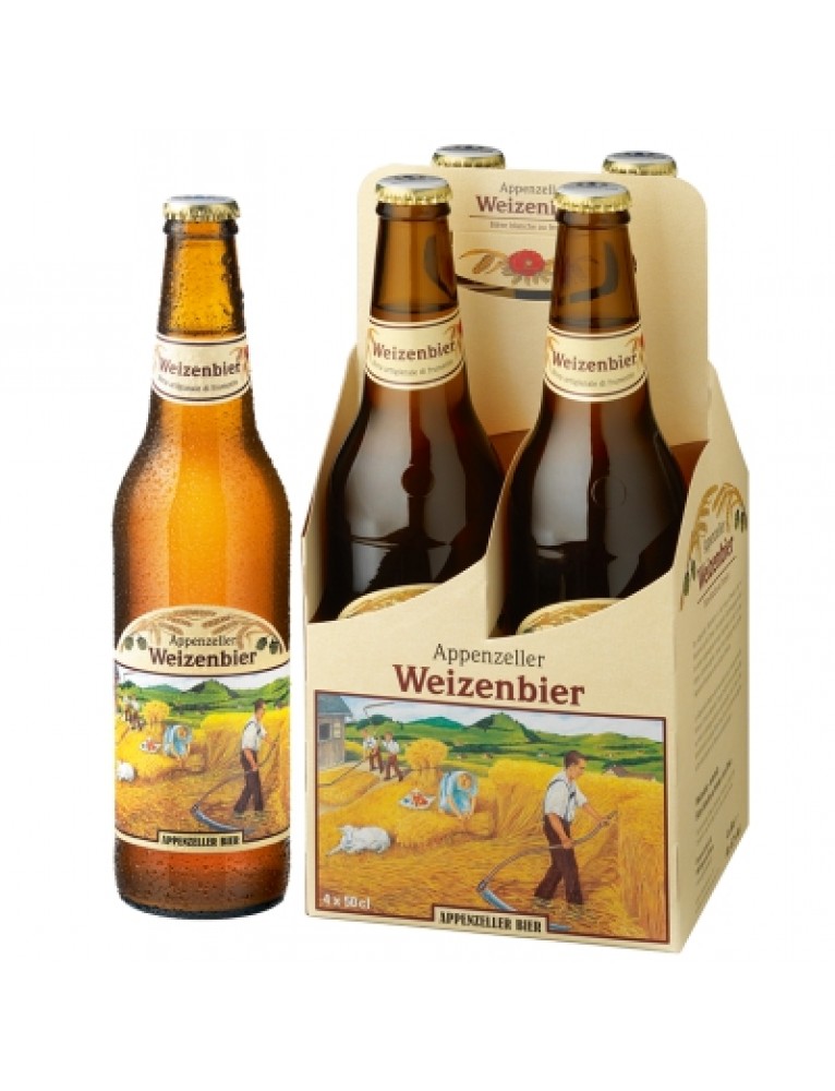 Appenzeller Bier - Organic 'Weizen' Beer (4 x 0.5 L)