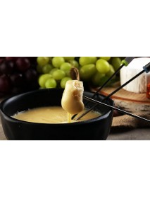Stöckli - Cheese Fondue Caquelon 'Alpaufzug' Gold