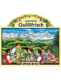 Appenzeller Bier - 'Quöllfrisch Naturtrüb' Non-Filtered Premium Lager Beer (33 CL)