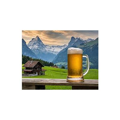 Appenzeller Bier - 'Quöllfrisch Naturtrüb' Non-Filtered Premium Lager Beer (10 x 33 CL)