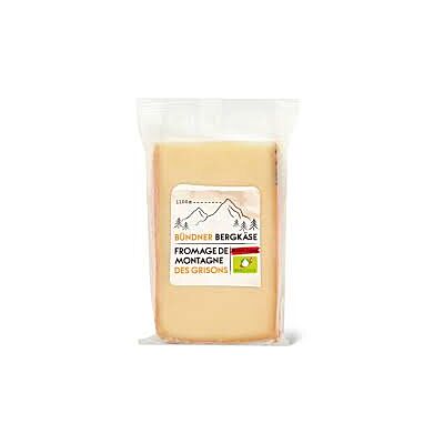 Bündner Bio 'Bergkäse' - Grisons Alpine Cheese (250 G)