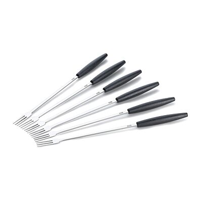 Stöckli - Cheese & Meat Fondue Forks 'Alpine' (Set of 6)