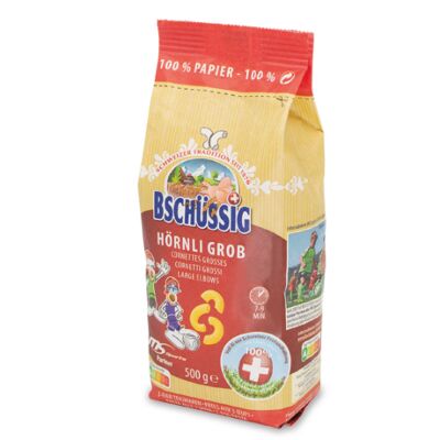 Bschüssig - Elbow Semolina Pasta 'Hörnli Grob' (500 g)