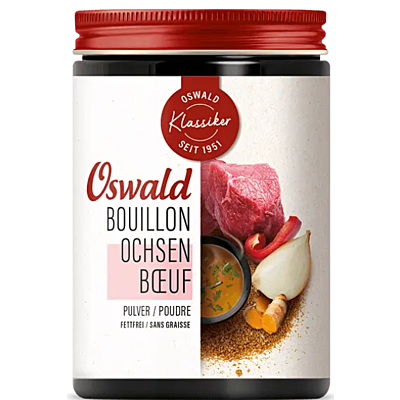 Oswald - Beef Bouillon Fat-free 'Ochsenbouillon' (280 g)
