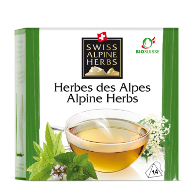 Swiss Alpine Herbs - Organic Alpine Herbs Tea (14 x 1 G)