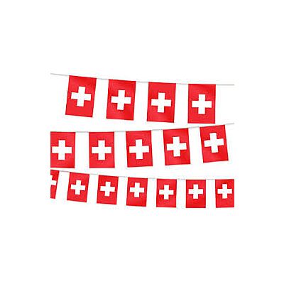 Edelweiss - 'Swiss Flag' String (3 M, 10 Flags)